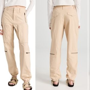 Rag & Bone Kai Flight Cargo Pants size 4 tan cotton
